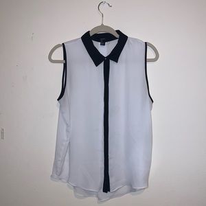 White sleeveless top from Forever 21